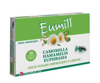 Eumill Camomilla Gocce Oculari Rinfrescanti E Lenitive - 10 Contenitori Monodose