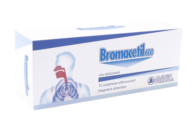 Bromacetil 600 compresse effervescenti