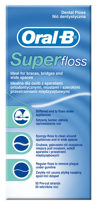 Oralb Superfloss Filo Interdentale
