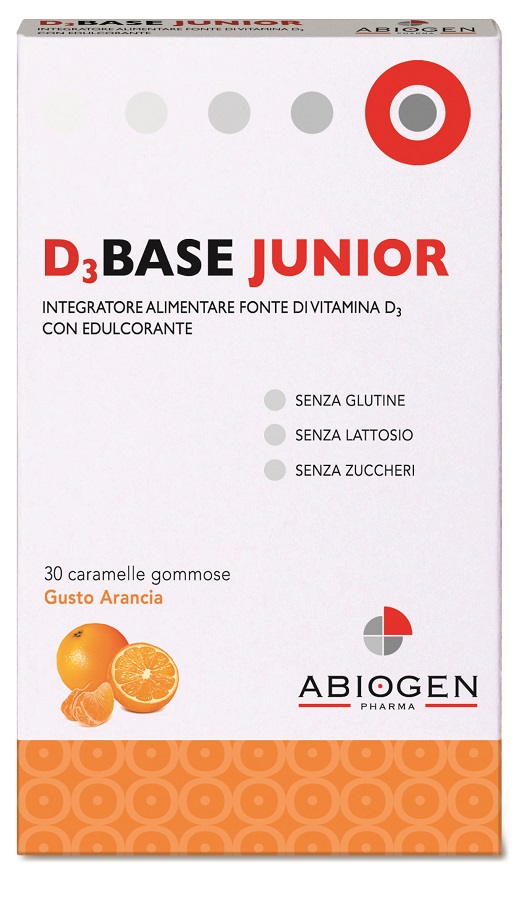 D3base junior 30 caramelle arancia
