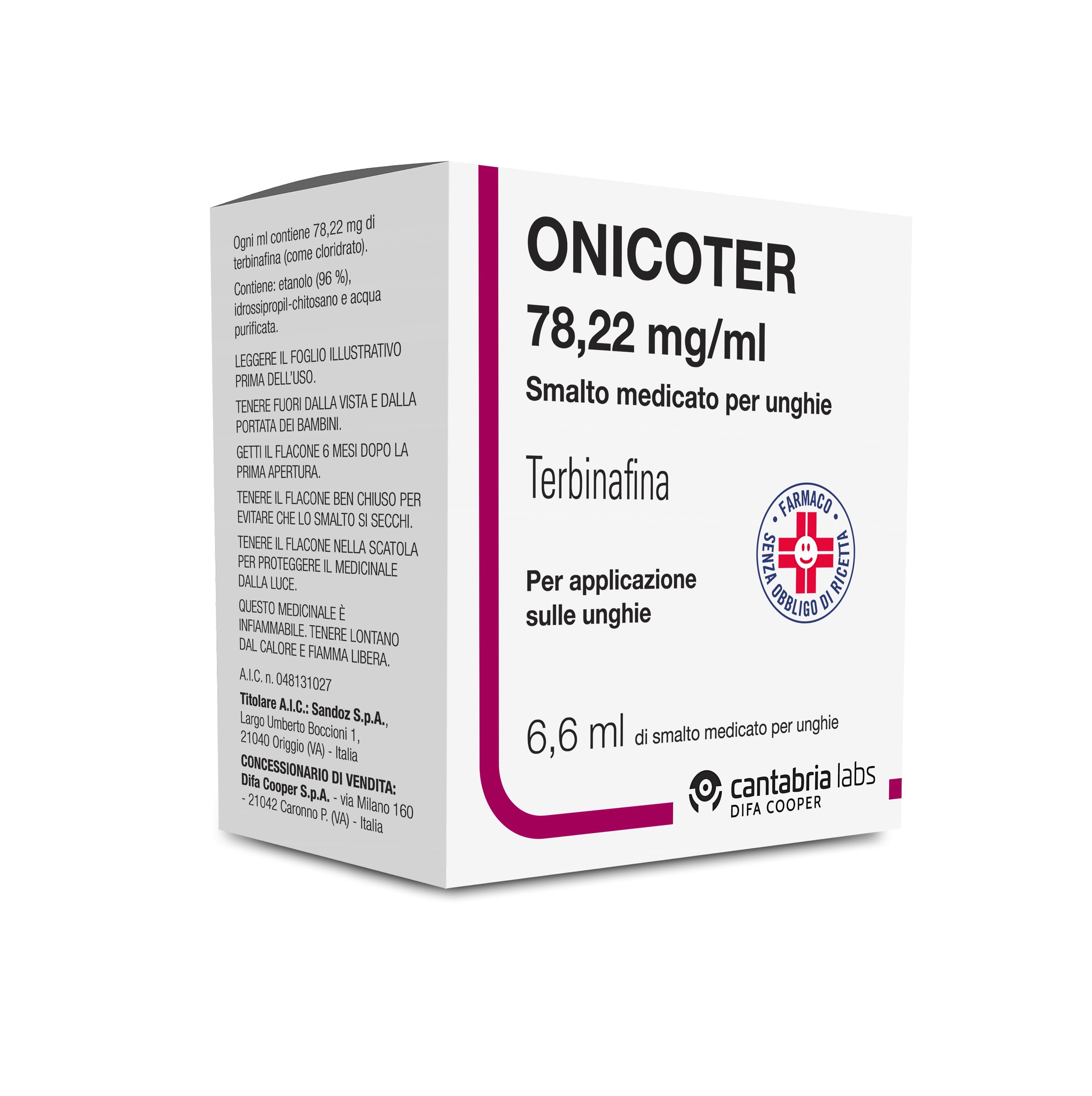 Onicoter Smalto Med 1 fl 6,6 ml